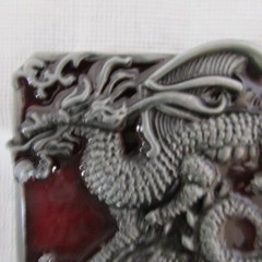 Red Dragon Punk Belt Buckle