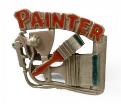 PAINTER Belt Buckle –  cast metal