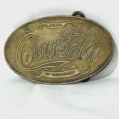 Vintage Coca-Cola Belt Buckle 5 Cents at Fountains Deane &Adams
