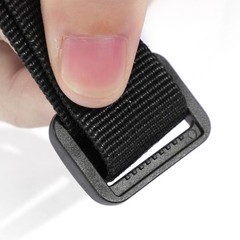 Travel Plastic Adjustable Backpack Glide Buckle Black 25mm Strap Width 8pcs