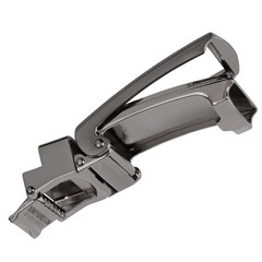 SlideBelts Men&rsquo;s Vegan One Size, Black Leather With Gunmetal Buckle (Vegan
