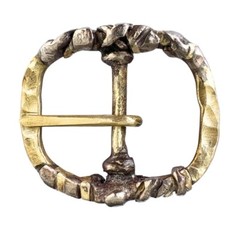 Handmade Solid Brass Belt Buckle USA | 1.5&Prime; Retro Artisan Buckle Men & Women