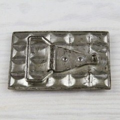 Belt Buckle Grey Geometry Interchangeable Buckle GS5260