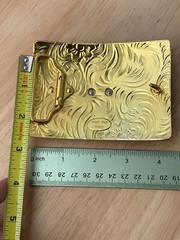 Western Buckle Gold Silver Red Horse Rider Cowboy Fit 2 » Hebilla Vaquero