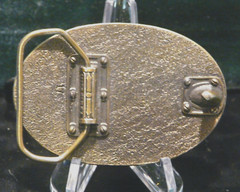 Vintage 25th Anniversary Bass Anglers Sportsman Society 1992 Brass Belt Buckle