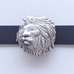 Vintage Lion Head Animal Wildlife Western Belt Buckle Gurtelschnalle