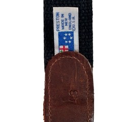 Vintage Preston Men&rsquo;s Red Leather Belt Embroidered Bear Design Size 48
