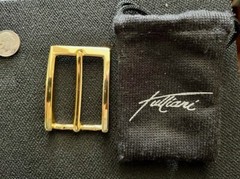 Tulliani Gold Tone Belt Buckle – NEW in Pouch