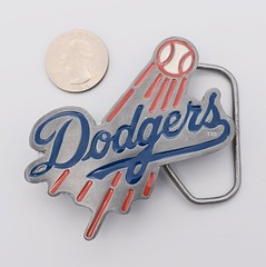 Los Angeles Dodgers Baseball Team Belt Buckle (New)