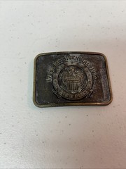 Lot Of Vintage 1976 Bicentennial Spirit of America Eagle Belt Buckle Brass Tone