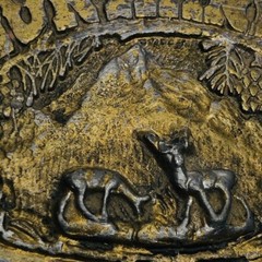 Brass Belt Buckle 1975 Adezy Denver « Rocky Mountain High » Cowgirl Western Boho