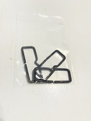 – (2) Belt Buckle Replacement Belt Loops Steel Bronze Color Fits 1 5/8 Belt
