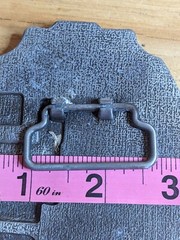 Vintage Electrician Belt Buckle Pewter Tone Metal Electrical Lineman Tools Gift