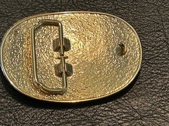 Bad ass bull belt buckle, new condition, embossed bull head