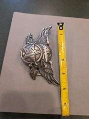 VINTAGE EAGLE WITH WINGS THEME BELT BUCKLE