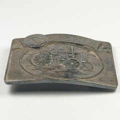 1988 John Deere Model D Farm Tractor Farming Agriculture Vintage Belt Buckle