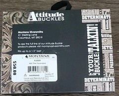 New! Montana Silversmiths Attitude BELT BUCKLE Don&rsquo;t Tread On Me, 13 Star Logo