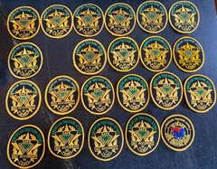ATA SET SAFE DRIVING AWARD PATCH AMERICAN TRUCKING ASSOCIATION MILE 23 Yrs