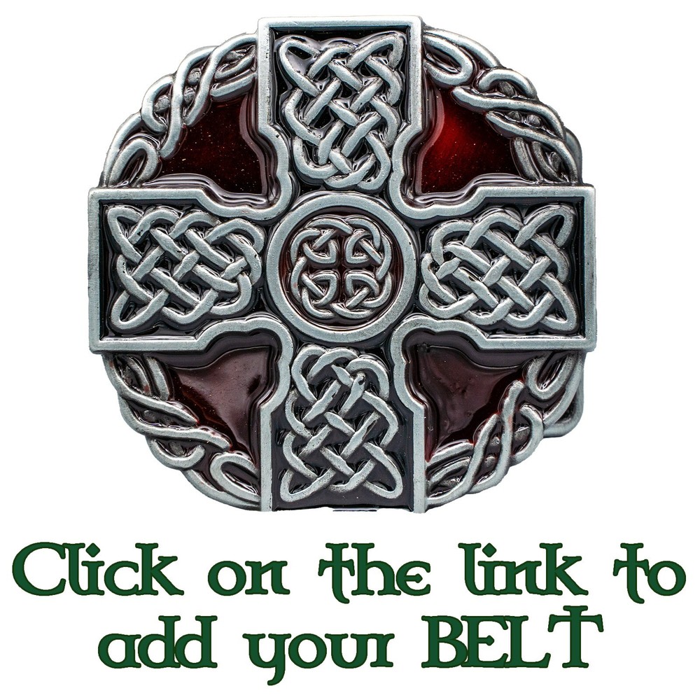 Celtic Cross Knotwork Belt Buckle Biker Metal Gothic Pagan Viking mjolnir