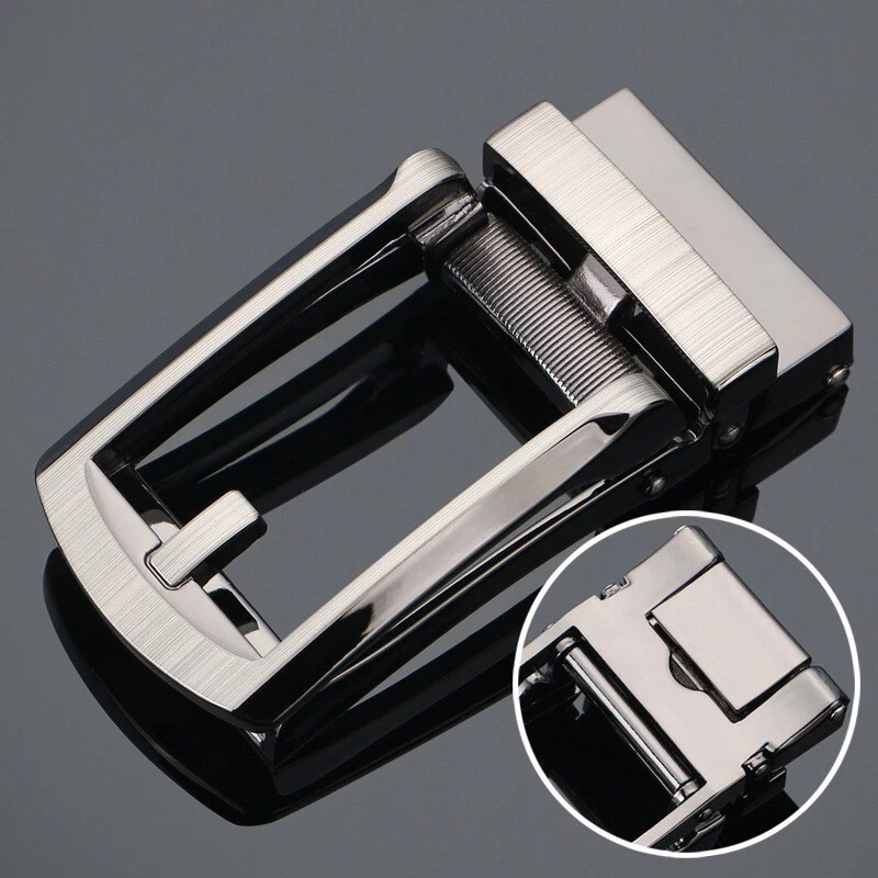 2 Pack Ratchet Belt Buckle Only for 1 1/4&Prime; Slide Belt Strap Buckle Adjustable