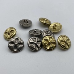Cross Design Sewing Button,Clothing Shank Button,Brass Sewing Button lot