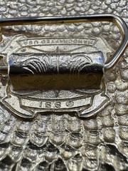 Vintage 1998 Handcrafted USA Albuquerque Handicapped Belt Buckle