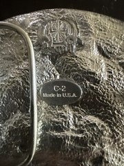 Siskiyou Vintage 1995 Belt Buckle C-2 Indian Native American End Of Trail