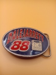 Dale Jarrett #88 3 Inch Oval Belt Buckle Ford Limited Edition #1842 Nice!