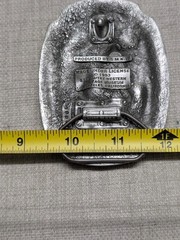 vintage GENE AUTRY belt buckle COUNTRY MUSIC heavy pewter WESTERN cowboy