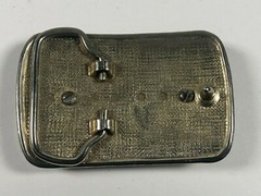 Vintage Beautiful Polished Stone Belt Buckle