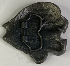 Vintage 1970’s MBCI Mountain Lion’s Head Brasstone Belt Buckle