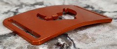 GRIP6 BELT BUCKLE – NATURALIST SALMON FISH – FOXTAIL ORANGE – 1.5 INCH WIDE