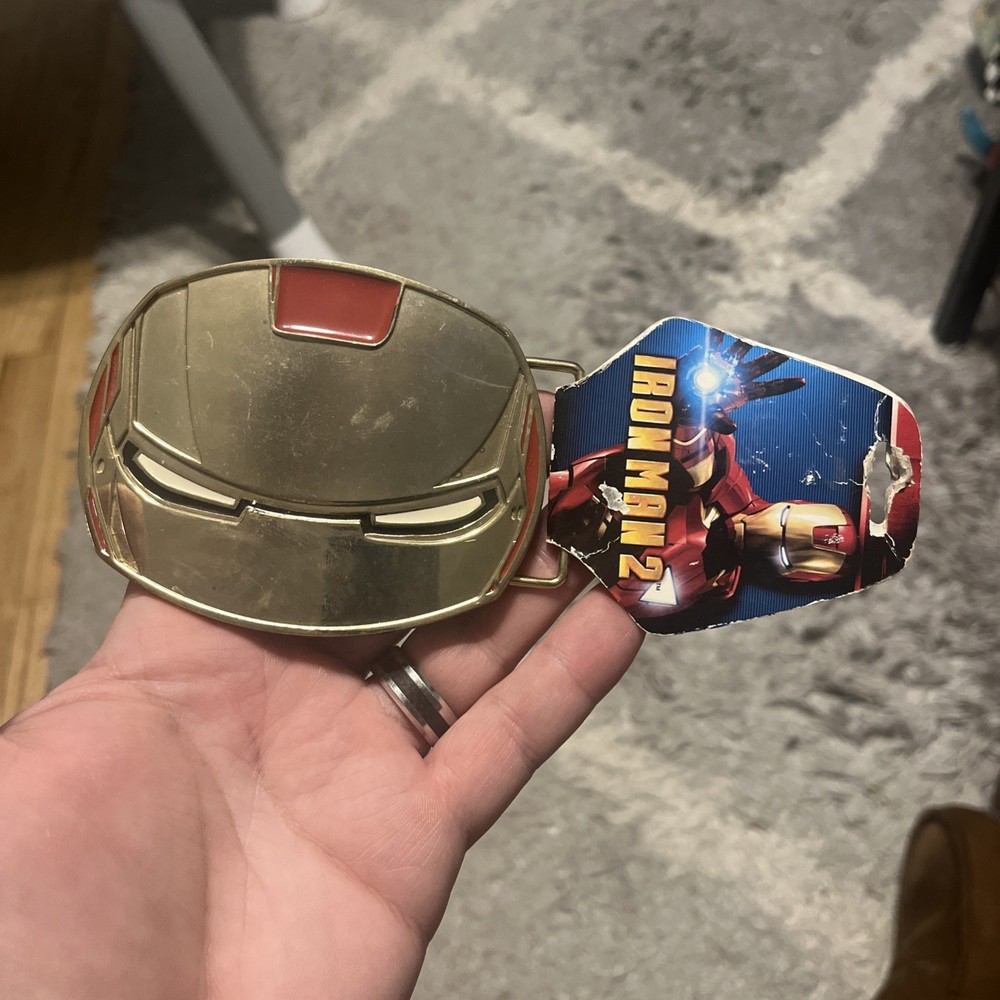 IRON MAN Full metal cosplay or just wear – 2010 Marvel Comics Belt Buckle