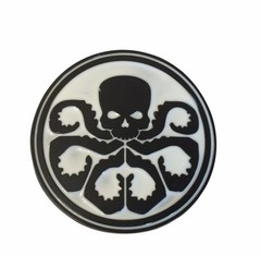 Captain America Series Black and White Hydra Symbol Belt Buckle