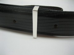 STERLING SILVER 925 LOOP ONLY, FOR 1&Prime; 1-1/8&Prime; 1-1/4&Prime; 1-3/8&Prime; 1-1/2&Prime; BELTS