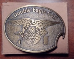 Navy Seals / Golf belt buckle with built in bottle opener