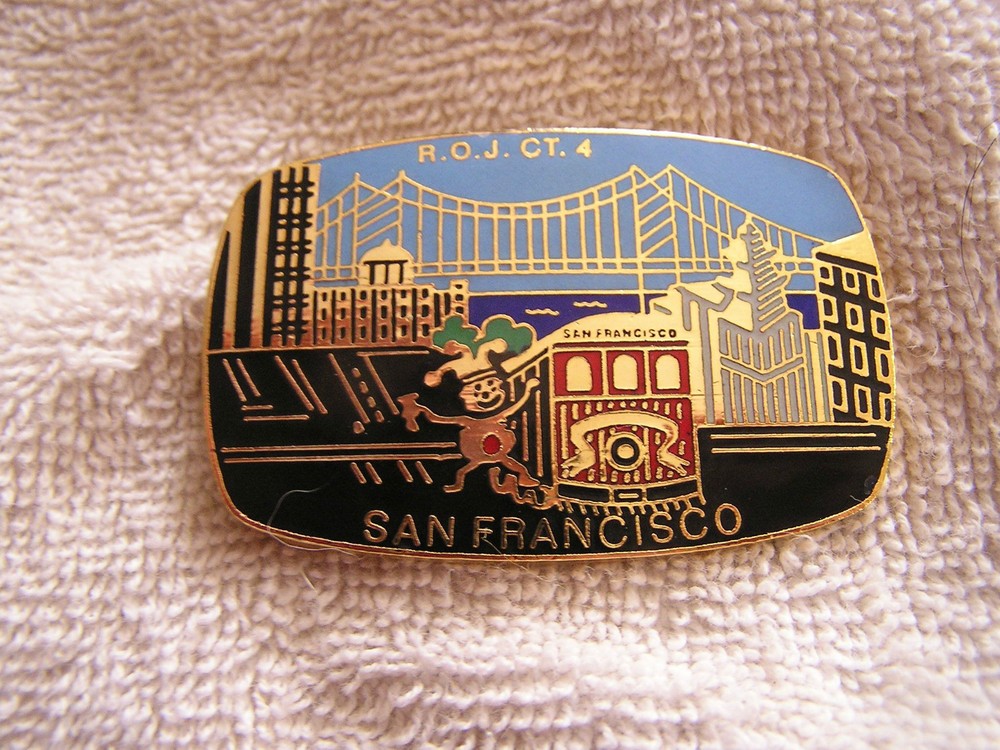 San Francisco R.O.J. Ct 4 Dawson Forbes R/G Awards 1997 Belt Buckle