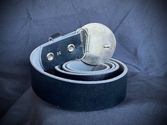 “ Orbital” Buckle Archive OOAK Industrial Round 2.5&Prime; Darren McNeese