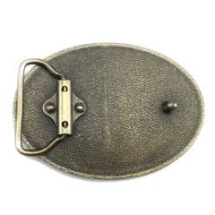 Pig Hog Belt Buckle Western Cowboy Native American Motorcyclist (HOG-04-G)