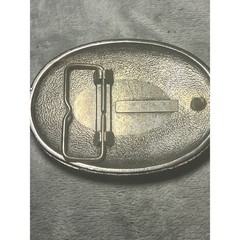 Vintage Moosehead Lake Maine Belt Buckle Silver Tone Moose Souvenir Retro