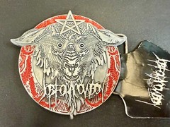Lamb of God Symbol Logo Job for Cowboy American Heavy Metal Band Belt Buckle