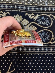Western Buckle Gold Silver Red Horse Head Cowboy Buckle 2 » Hebilla Vaquero