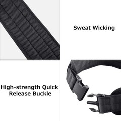 Tactical Molle Waist Belt Multifunctional Padded Patrol Belt Battle Waist Belt