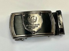 Platini Jeans Los Angeles 1997 Vintage Replacement Dress Style Belt Buckle
