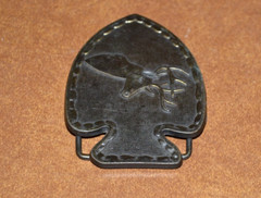 Vintage 1970&rsquo;s Solid Big Buck Whitetail Deer Arrowhead Design Belt Buckle