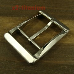 Titanium anti-allergy Tongue Pin Hippie Belt Buckles for 38mm width belt XZ467