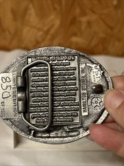 Rocky Mountain Wonderland Ltd Edition Hamilton Stores Yellowstone Belt Buckle 9A
