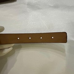 GUCCI Pre-Owned Vintage Leather Belt Black Gg Logo