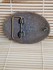 Vintage RONNY Belt Buckle By Oden – Made In USA – 2-3/4”x 2”