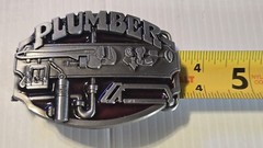 PROFESSIONAL PLUMBER Metal Belt Buckle